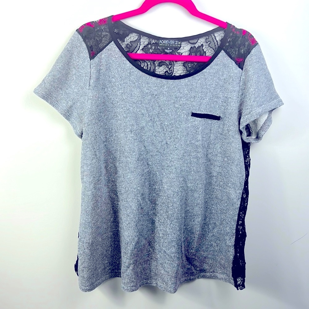 F21 Sweatshirt with Mesh Back